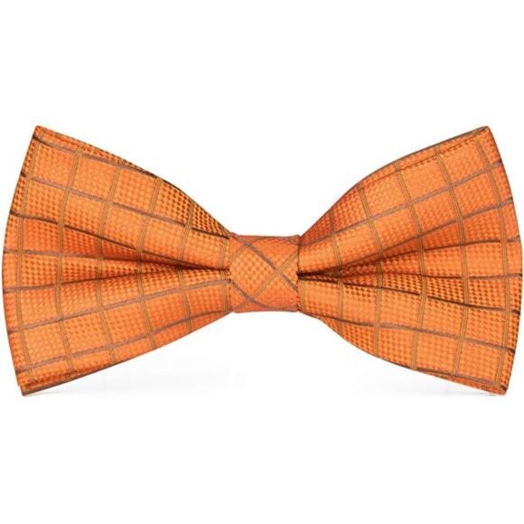 Men Ties Bowtie Set Woven Silk Necktie Bow Tie and Pocket  Square Cufflinks Set - Picture 5 of 7